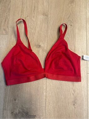 GAP organic bralette L NWT